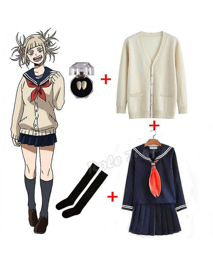 My Hero Academia Cosplay Halloween Costume Anime Boku No Hero Academia Himiko Toga Jk Uniforme Pull Manteau [...]