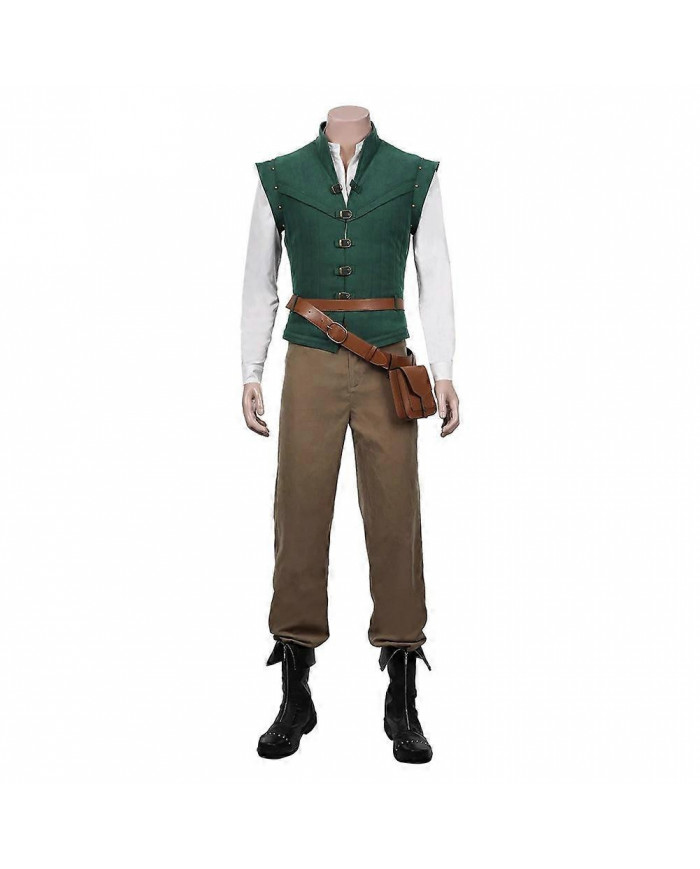 2024 Flynn Rider Enchevêtré Raiponce Cosplay Costume Adulte Carnaval Uniforme Halloween Anime Halloween Costumes