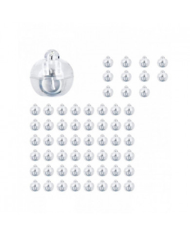 60pcs Led Ballon Lumières, Mini Led Lumière Blanc Chaud, Led Ballon Lumière Pour Lanterne En Papier, Ballon [...]