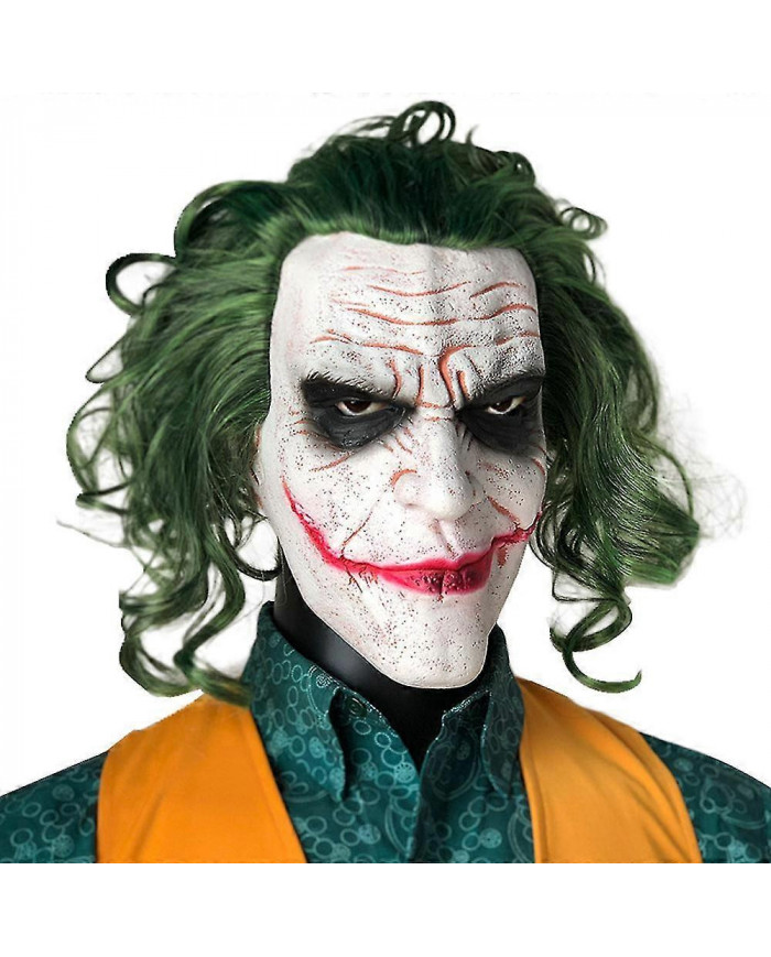 Horreur Joker Masque Cosplay Effrayant Clown Clown Casque en latex Halloween Carnaval Déguisement Fête Costume [...]