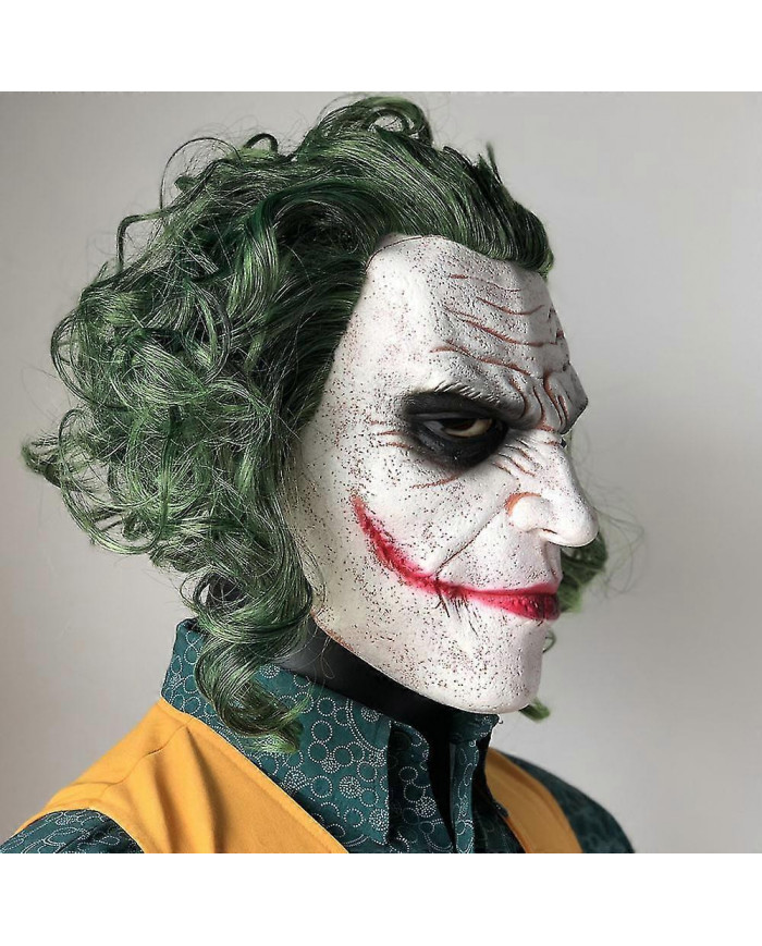 Horreur Joker Masque Cosplay Effrayant Clown Clown Casque en latex Halloween Carnaval Déguisement Fête Costume [...]