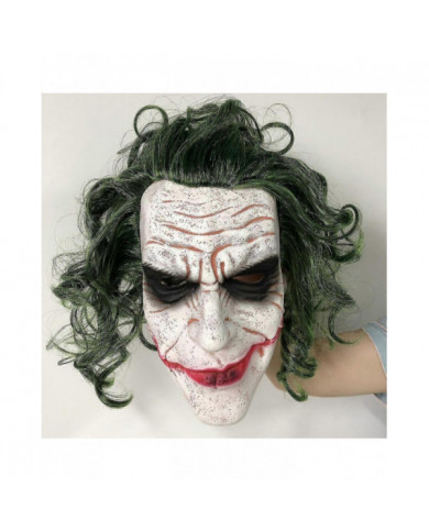Horreur Joker Masque Cosplay Effrayant Clown Clown Casque en latex Halloween Carnaval Déguisement Fête Costume [...]