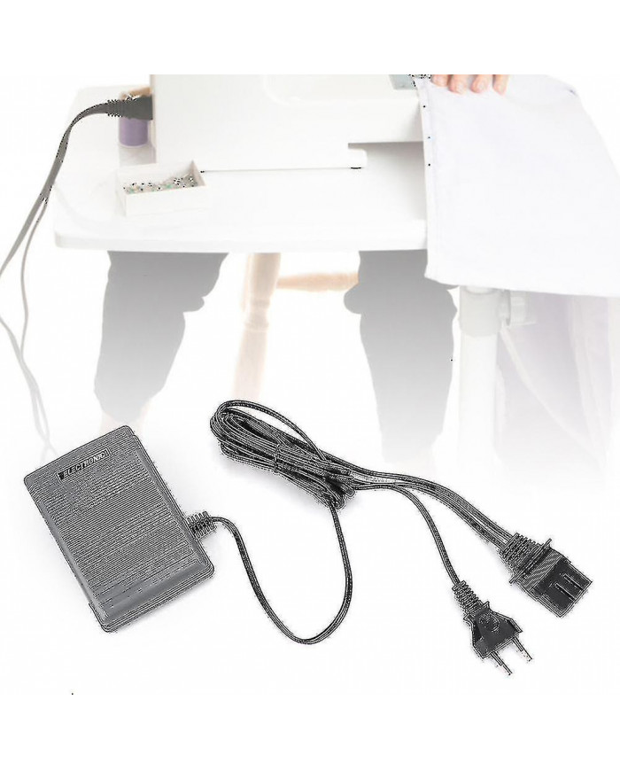 Interrupteur à pédale de commande au pied de la machine à coudre Brother - Prise UE (220-240 V)