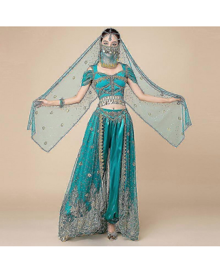 Festival Arabian Princess Costumes Indian Dance Broder Bollywood Jasmine Costume Party Cosplay Jasmine Princess [...]