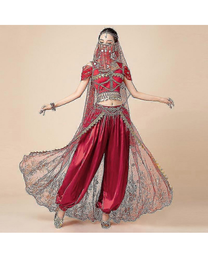 Festival Arabian Princess Costumes Indian Dance Broder Bollywood Jasmine Costume Party Cosplay Jasmine Princess [...]