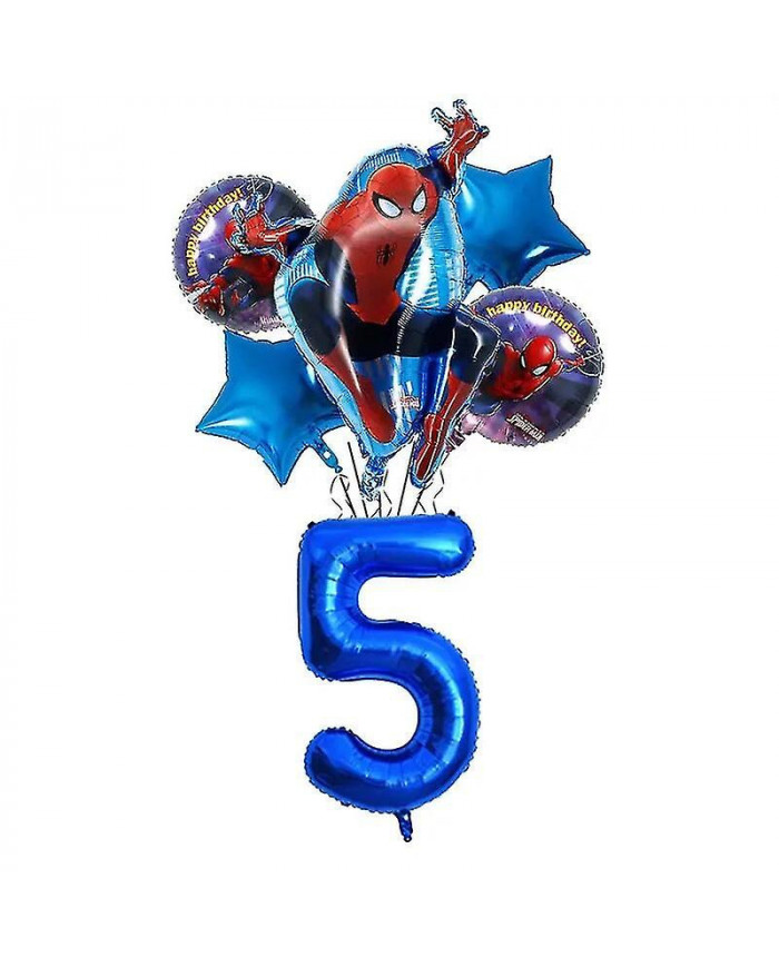 Spiderman Décoration De Fête D’anniversaire Garçons Dessin Animé Spiderman Thème Vaisselle Tasse Assiette Ballon [...]