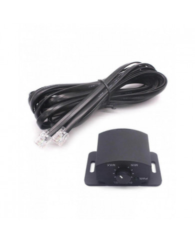 Amplificateur Remplacement Bouton de basse Contrôle Télécommande Subwoofer 6 broches Bouton de contrôle de réglage [...]