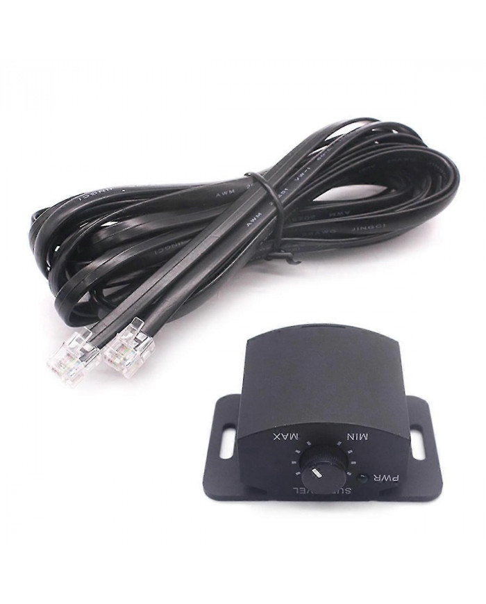 Amplificateur Remplacement Bouton de basse Contrôle Télécommande Subwoofer 6 broches Bouton de contrôle de réglage [...]