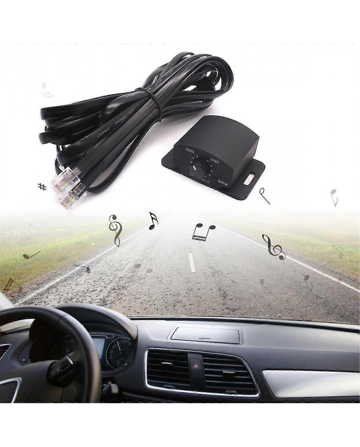 Amplificateur Remplacement Bouton de basse Contrôle Télécommande Subwoofer 6 broches Bouton de contrôle de réglage [...]