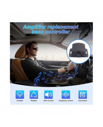 Amplificateur Remplacement Bouton de basse Contrôle Télécommande Subwoofer 6 broches Bouton de contrôle de réglage [...]