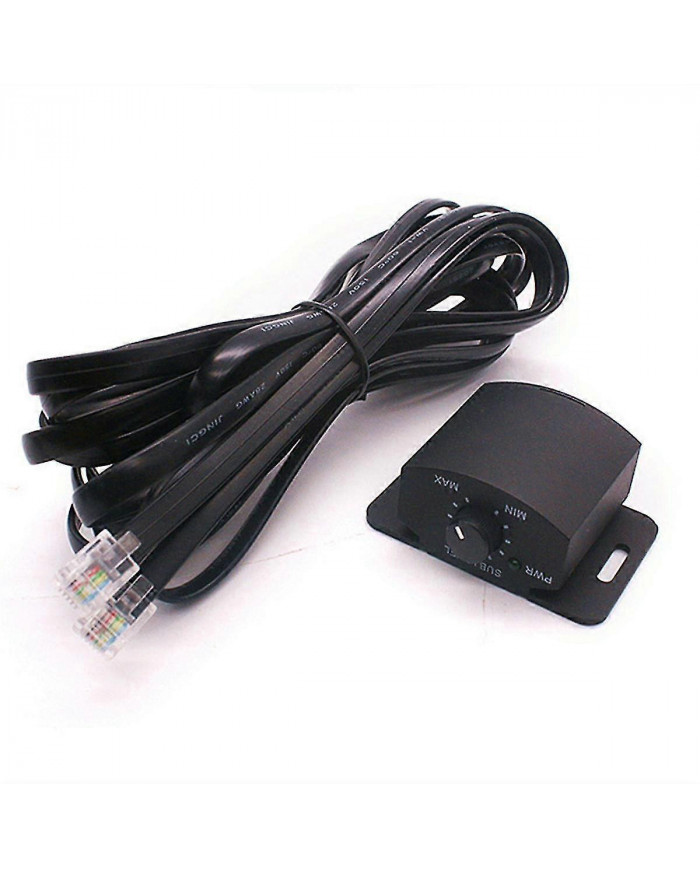 Amplificateur Remplacement Bouton de basse Contrôle Télécommande Subwoofer 6 broches Bouton de contrôle de réglage [...]