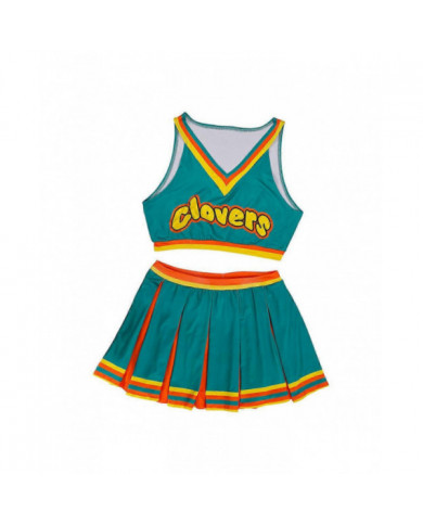 Halloween Femme Sexy Apportez-le Sur Costume Trèfles Vert Pom-pom girl Tenue Espace Lola Football Bébé Déguisement [...]