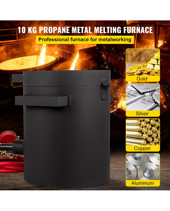 Moisissure de brûleur de four de fusion de propane métallique