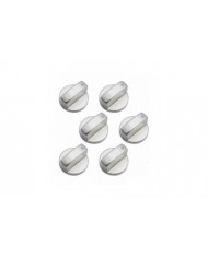 6 pièces Boutons de contrôle universels en métal Bouton de cuisinière à gaz 6mm Boutons de contrôle universels [...]