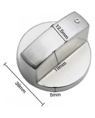 6 pièces Boutons de contrôle universels en métal Bouton de cuisinière à gaz 6mm Boutons de contrôle universels [...]