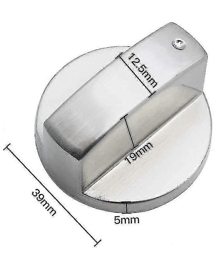 6 pièces Boutons de contrôle universels en métal Bouton de cuisinière à gaz 6mm Boutons de contrôle universels [...]