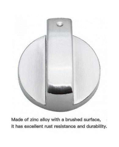 6 pièces Boutons de contrôle universels en métal Bouton de cuisinière à gaz 6mm Boutons de contrôle universels [...]