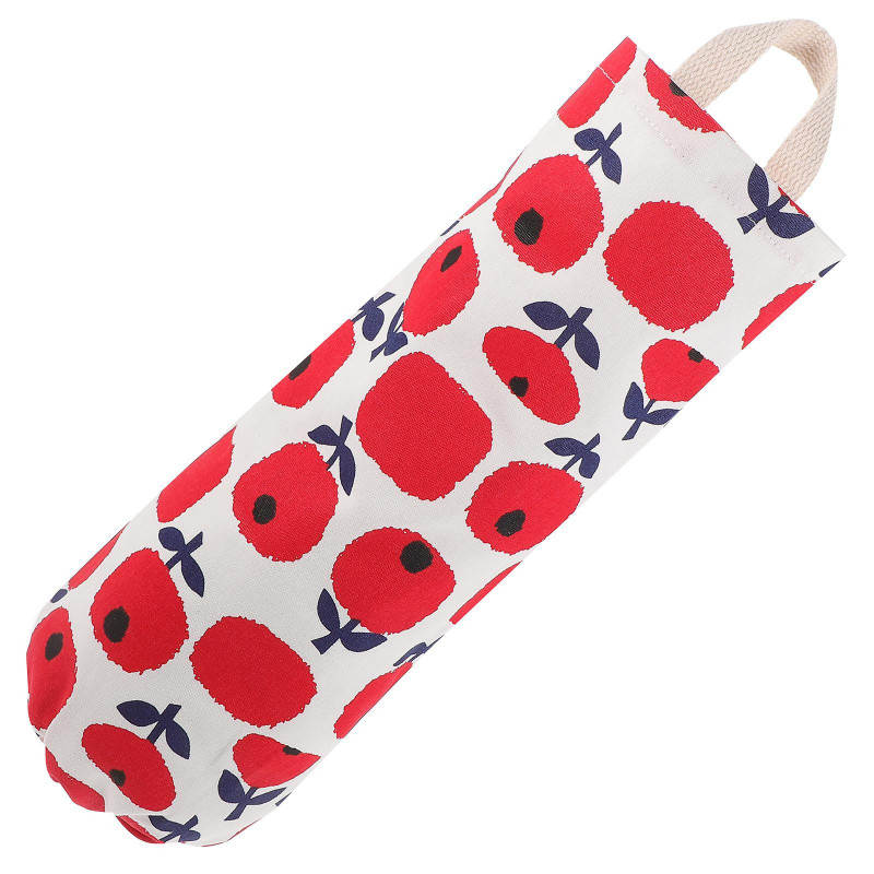 Plastic Bag Holder Grocery Bag Holder Trash Bags Holder Organizer Fabric Hanging Garbage Bag Dispenser
