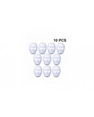 10 pièces masques d’Halloween en plastique pour l’artisanat et la peinture