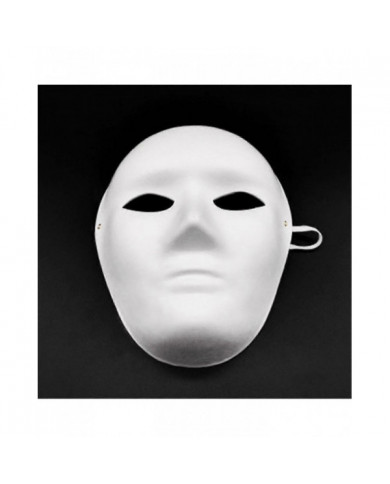 10 pièces masques d’Halloween en plastique pour l’artisanat et la peinture