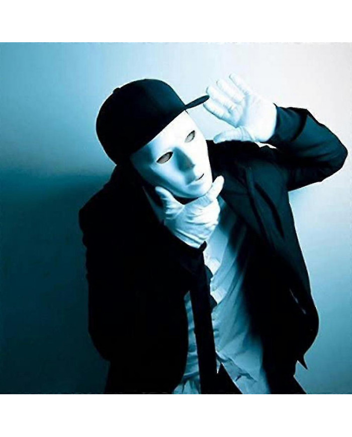 10 pièces masques d’Halloween en plastique pour l’artisanat et la peinture