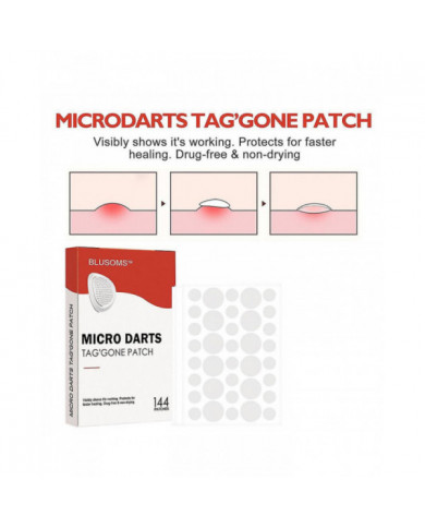Blusoms Microdarts Tag'gone Patch,neutroera Blusoms Pro Microdarts Taggone Patch