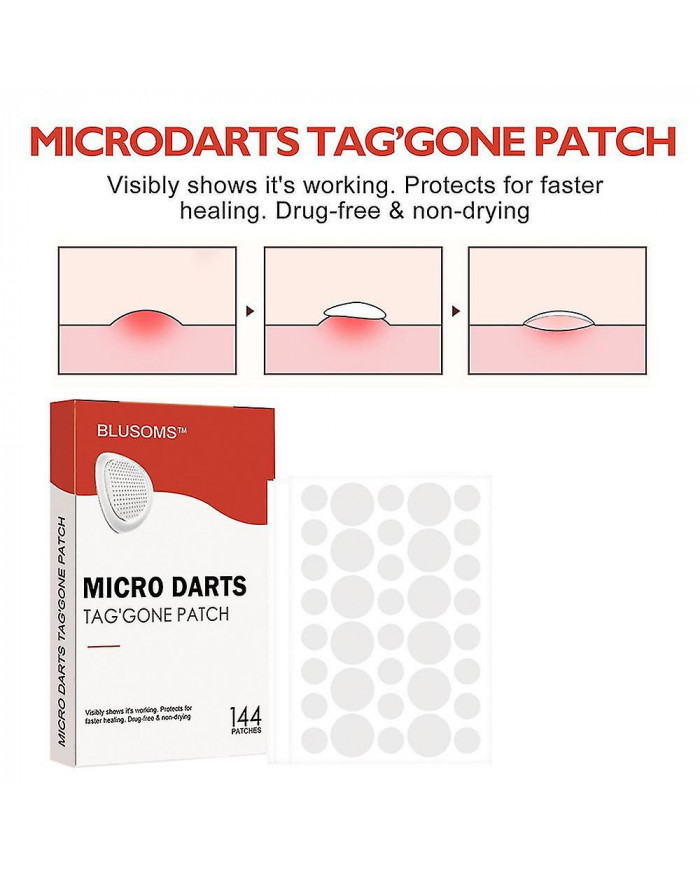 Blusoms Microdarts Tag'gone Patch,neutroera Blusoms Pro Microdarts Taggone Patch