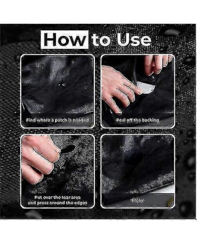 Doudoune Réparation Patchs Pré-découpés, Auto-Adhésifs, Doux, Imperméable Junmai