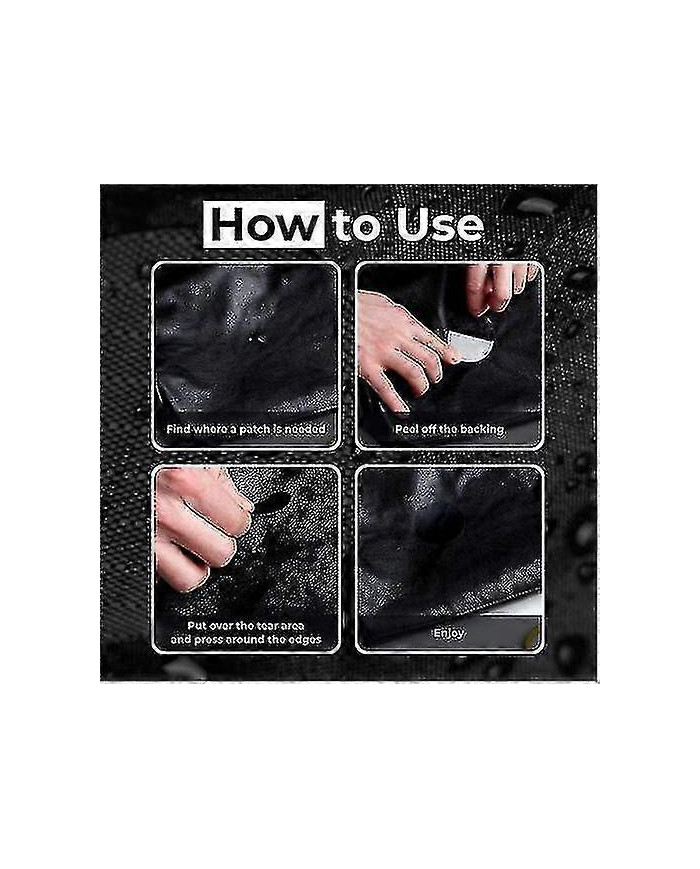 Doudoune Réparation Patchs Pré-découpés, Auto-Adhésifs, Doux, Imperméable Junmai