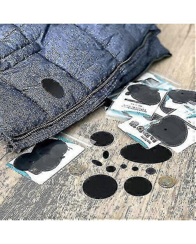 Doudoune Réparation Patchs Pré-découpés, Auto-Adhésifs, Doux, Imperméable Junmai