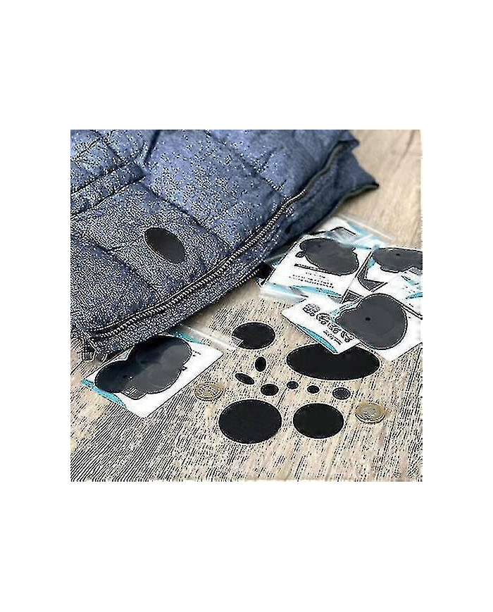 Doudoune Réparation Patchs Pré-découpés, Auto-Adhésifs, Doux, Imperméable Junmai