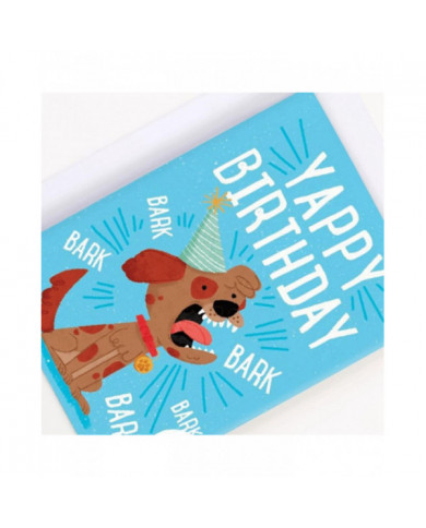 Musique sans fin carte son drôle chien carré farce carte de voeux papier chien musique carte de voeux