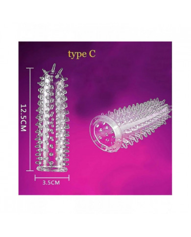 5pcs Préservatif Sexy Avec Des Dents De Loup