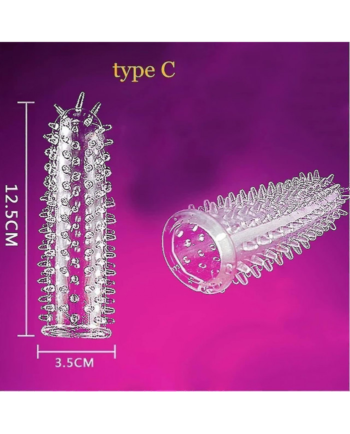 5pcs Préservatif Sexy Avec Des Dents De Loup