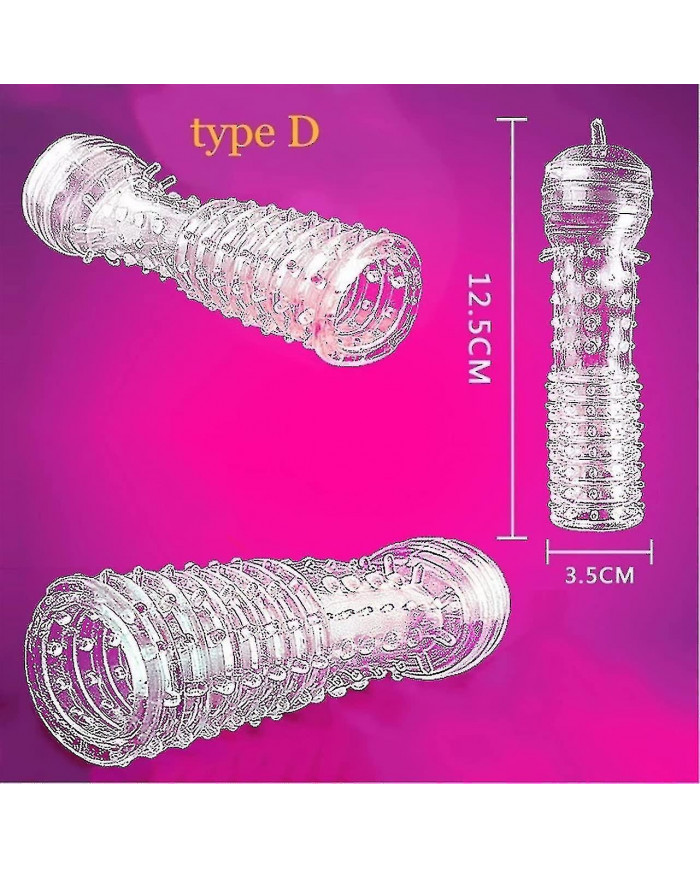 5pcs Préservatif Sexy Avec Des Dents De Loup