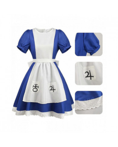 2024 Anime Alice Princesse Robe Femme de chambre Tablier Robe Jeu Folie Retours Alice Cosplay Costume Pour Femmes [...]