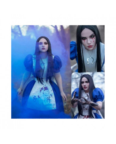 2024 Anime Alice Princesse Robe Femme de chambre Tablier Robe Jeu Folie Retours Alice Cosplay Costume Pour Femmes [...]