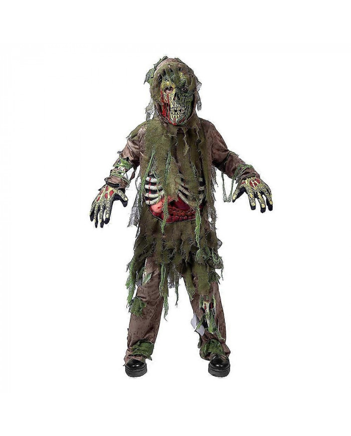 Enfants Halloween Squelette Mort-vivant Zombie Costume Cosplay Enfant Marais Sanglant Crâne Monstre Pourim [...]