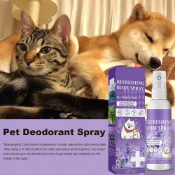 50ml Dog & for Cat Deodorant With Natural Plant Formula Puppy Supplies? Pet Liquid Perfume Spray Long-Lasting Clean