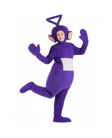 Adulte Tinky Winky Teletubbies Costume Pour Halloween Cosplay Carnivail Tenues de fête Pour Hommes Femmes