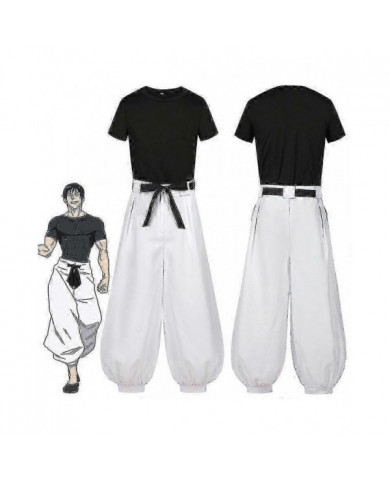 Anime Jujutsu Kaisen Fushiguro Toji Cosplay Costume Adulte Unisexe À Manches Courtes Top Pantalon Costume [...]