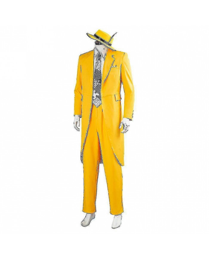 Film&tv Le Masque Jim Carrey Cosplay Costumes Set Unisexe Adulte Jaune Costume Uniforme Tenues Halloween Carnaval [...]