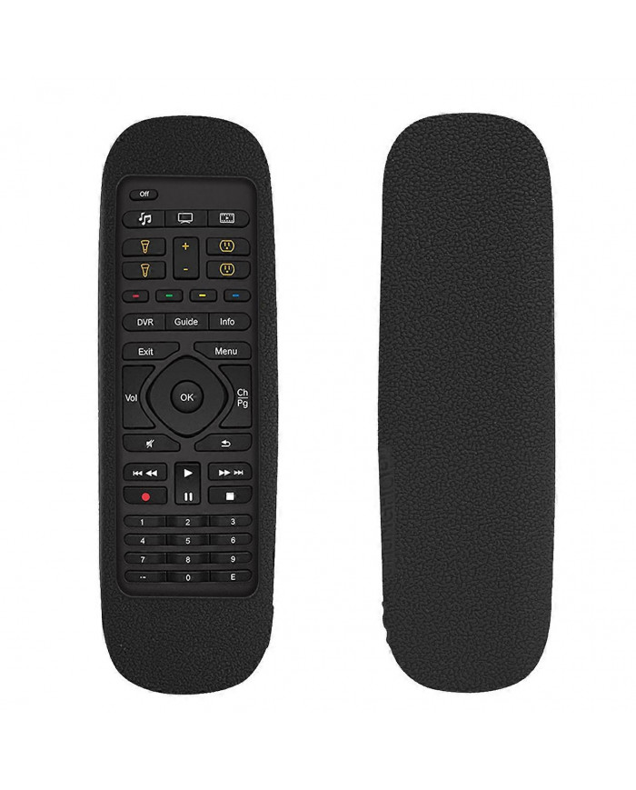 Remote Control Case for Harmony Companion Remote Control Case Shockproof and Washable Silicone Case Black