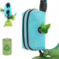 Pet Garbage Bag Dispenser Camouflage Poop Picking Bag Dog Walking Storage Bag Portable Key Bag Hanging Bag Poop Bags