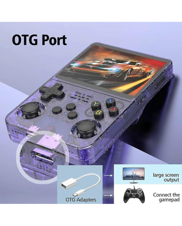 Console de jeu portable rétro R36S, 128G