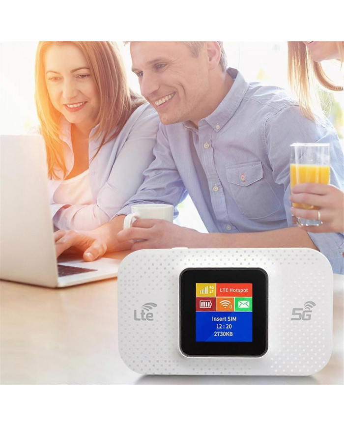 H807Pro 4G Lte Routeur WiFi avec Fente pour Carte Sim 150Mbps Répéteur de routeur sans fil Route mobile 3650MAh