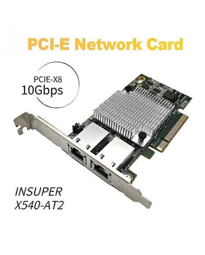 Intel X540-T2 10G Chipset PCIe x8 Dual Copper RJ45 Port 10Gbps Gigabit Ethernet Network Card Compatible PCIE-x8 [...]
