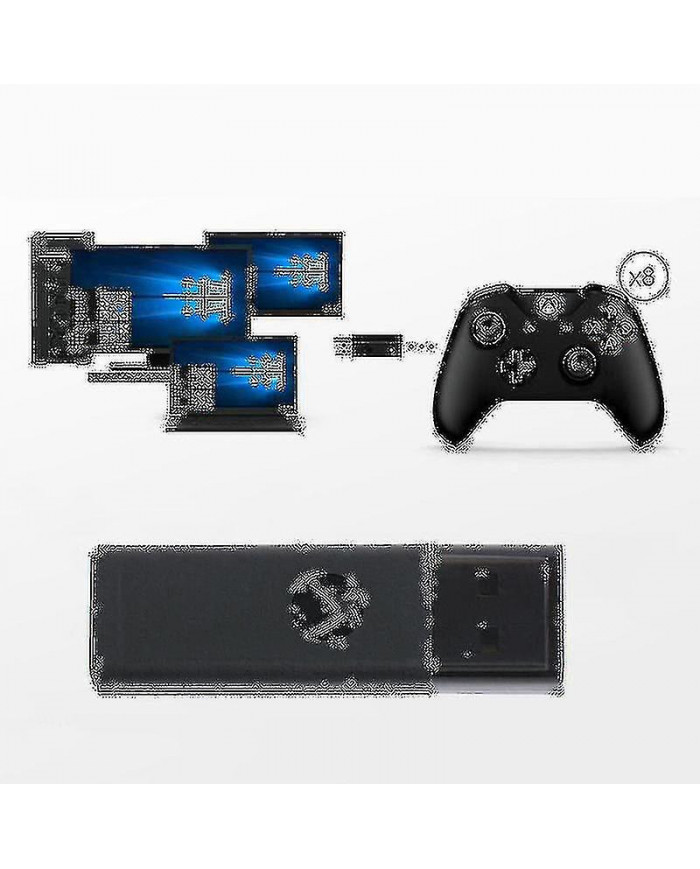 Pc Adaptateur sans fil Récepteur USB pour Xbox One Sans fil de 2e génération pour Windows 10
