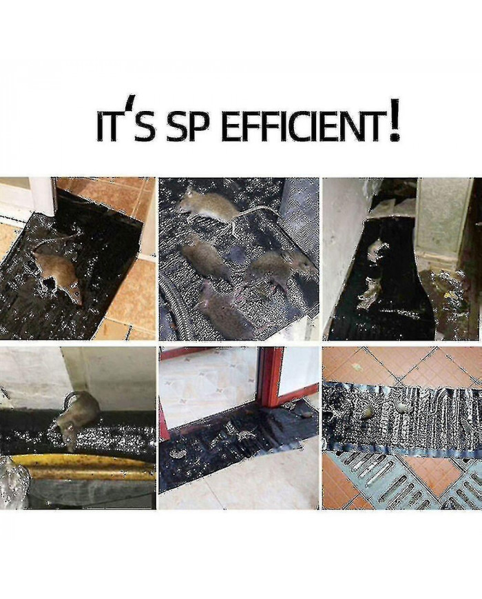 2x Rat Sticky Mouse Pads Extra Large Glue Pad pour les souris et les rats, Enhanced Stickiness Pads