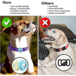 2pcsWaterproof Airtag Holder Silicone Protective Air Tag Case Pet Dog Cat Anti-lost Collar Hanging Locator Case 2pcsWaterproof Airtag Holder Silicone Protective Air Tag Case Pet Dog Cat Anti-lost Collar Hanging Locator Case
